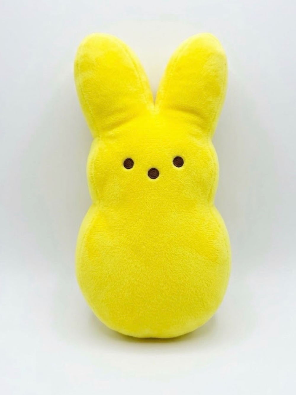 Yellow Bunny Plush Stuffed Animal Peeps Easter Holiday 9”